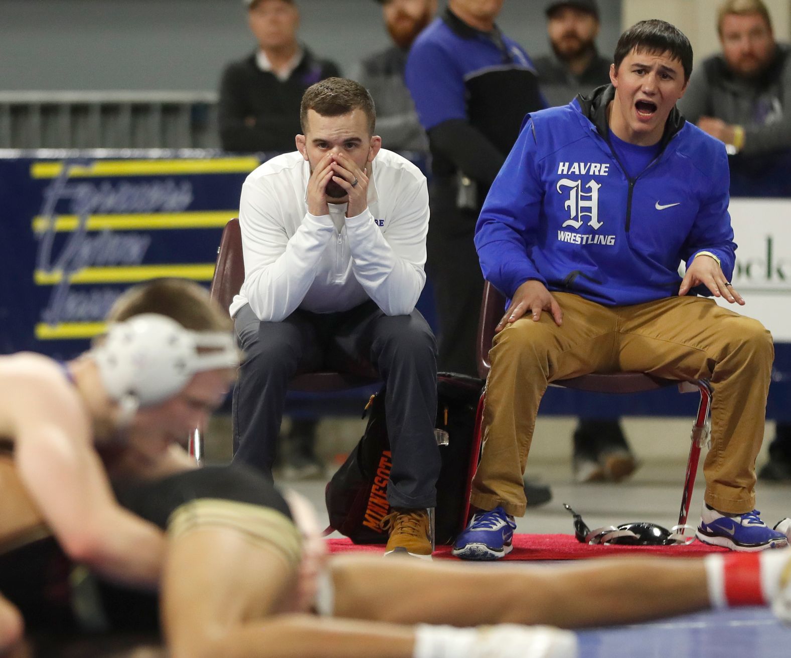 Championship round of state wrestling